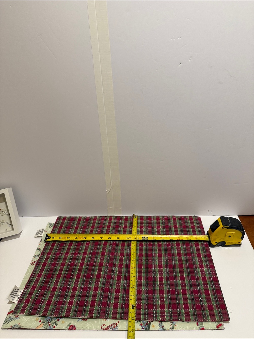 Longaberger Red Green Patterned Kitchen Placemat Set - 2 Pack - Picture 12 of 16